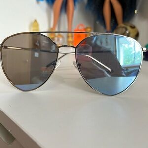 QUAY Sunglasses- Aviator Blue